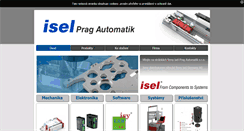 Desktop Screenshot of iselprag.cz