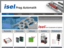 Tablet Screenshot of iselprag.cz